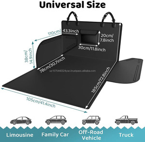 Protecteur de coffre de voiture universel pour chien OEM, imperméable, avec protection des pare-chocs - Product Image 3