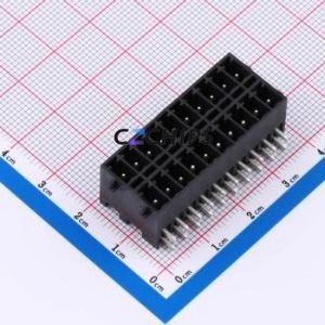 DB2ERHBG-3.5-2*10P-BK Plug-in Terminal Block Bent Lead Through Hole,P=3.5mm Board-to-Board / Socket - Closed Snap Fixing 2x10P - Product Image 1