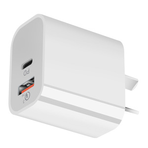 <span class=keywords><strong>Chargeur</strong></span> rapide intelligent 20W PD double port USB <span class=keywords><strong>A</strong></span> et C, adaptateur mural pour une charge rapide pour Apple, iPad, <span class=keywords><strong>Samsung</strong></span>, <span class=keywords><strong>Galaxy</strong></span> <span class=keywords><strong>Tab</strong></span>, iPhone - Product Image 4