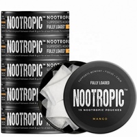 Sachets Oraux Personnalisés OEM en Gros, Sachets Énergétiques Sans Nicotine, Sachets Nootropiques Alpha-GPC L-Théanine pour la Concentration, 20 Sachets par Boîte