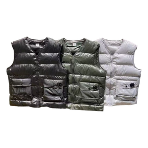 سترة رجالية بدون أكمام عالية الجودة بتصميم عصري مع سحاب للإغلاق، ملابس خارجية للشتاء، سترة دافئة جديدة للرجال - Product Image 6