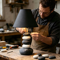 Lampe de bureau LED E14 en céramique de style européen, alimentée par USB, lumière blanc chaud, protection des yeux, abat-jour en tissu, chambre à coucher, salon