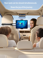 Support de téléphone pour appuie-tête, support de voiture pour iPad, bras télescopique rotatif à 360 degrés, pince pliable, support de tablette réglable pour appuie-tête, pour tous les modèles