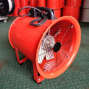 High quality high power Portable Ventilators 12 inches 38cm length Utility Blower Exhaust Axial Hose Fan extractor fan