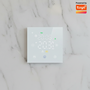 Thermostat PC ignifuge personnalisable pour systèmes de chauffage d'appartements, régulateur de température ambiante avec thermostat électrique - Product Image 1