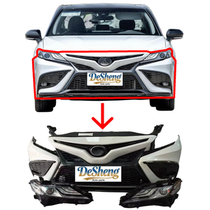 อะไหล่ยอดนิยมสำหรับรถยนต์โตโยต้าแคมรี่: กันชนหน้า, ไฟหน้า, กระจังหน้า, หม้อน้ำ, และบานระบายอากาศ - อะไหล่ทดแทนที่เข้ากันได้ดีเยี่ยม - Product Image 1