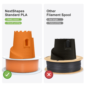 NextShapes Filamento <span class=keywords><strong>3D</strong></span> PLA para Impresión de Madera, 1.75mm, 1Kg, Varillas de Plástico para <span class=keywords><strong>Impresora</strong></span> <span class=keywords><strong>3D</strong></span>, Filamento para <span class=keywords><strong>Impresora</strong></span> <span class=keywords><strong>3D</strong></span> Bambu - Product Image 3