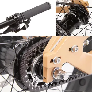 Dual-Akkus Riemen antrieb Dick reifen E-Bike Electro 26 4,8 Elektro-Fatbike 48V 1000W E-Bike