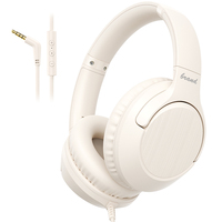 Casque audio filaire supra-auriculaire 3,5 mm stéréo pliable et léger, directement de l'usine, OEM ODM