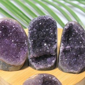 Offres Spéciales naturel améthyste <span class=keywords><strong>Druse</strong></span> pierre de guérison améthyste grappe brute pour la décoration Fengshui - Product Image 3