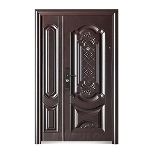 Puertas Económicas de Fábrica, Puertas Modernas Reforzadas, Puertas de Acero Laminado en Frío para el Hogar - Product Image 3