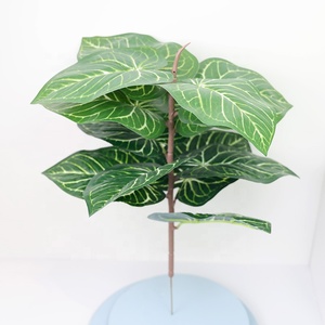 Planta de árbol Artificial en maceta para interior de la sala de estar, decoración de suelo de bonsái de plástico, pájaro verde, Canna, venta al por mayor - Product Image 6