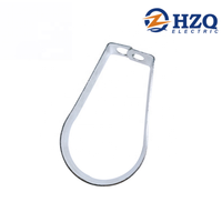 Anneau de serrage universel de haute qualité en forme de poire, boucle de suspension réglable, anneau pivotant, support en acier