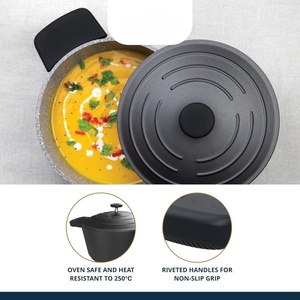 <b>Pan</b> <b>Handle</b> Sleeve Set for Cast Aluminium Casserole Dishes, Easy Grip Silicone, 3 Pieces, Black - Product Image 5