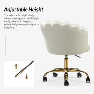 <span class=keywords><strong>Silla</strong></span> de <span class=keywords><strong>tocador</strong></span> JIAMEIJIA <span class=keywords><strong>con</strong></span> respaldo de concha y base dorada - Venta al por mayor OEM ODM <span class=keywords><strong>para</strong></span> tocadores - Product Image 4