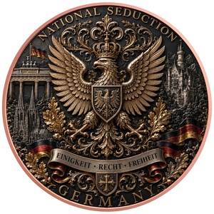Pièce de collection de luxe en cuivre, série Beauté Nationale 2D, avec impression UV couleur, médailles commémoratives mondiales, pièces de monnaie en cuivre pour collection - Product Image 3