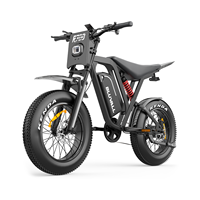 Vélo tout-terrain électrique neuf 52V/60V 25AH/30AH, suspension intégrale, pneus larges, moteur roue arrière, autonomie 50 km