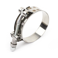 Collier de serrage à boulon en acier inoxydable 316 de haute qualité, ensemble de colliers à boulon à ressort de 2 1/2 pouces pour usage intensif