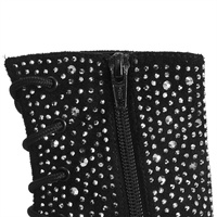 Superbes Chaussures à Talons Hauts Plateforme Sexy pour Pole Dance, Modèle Exotic, 17 cm, avec Bout en Acier et Strass, en ABS, pour l'Automne et l'Été