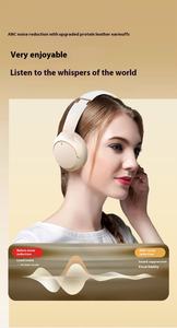 D5 블루투스 헤드셋 오버이어 무선 새로운 ANC 노이즈 캔슬링 블루투스 헤드셋 긴 배터리 수명 게임 낮은 대기 시간 - Product Image 6