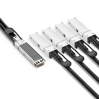 Câble de liaison réseau pour serveur de centre de données, interconnexion de rack, 400G QSFP-DD 2x200G QSFP56 DAC, câble cuivre à connexion directe, 5G POE