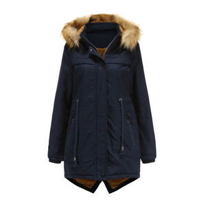 Prendas de Vestir exteriores de lujo para <span class=keywords><strong>mujer</strong></span>, <span class=keywords><strong>Parka</strong></span> con capucha <span class=keywords><strong>deportiva</strong></span>, chaqueta acolchada, abrigo grueso y cálido - Product Image 5