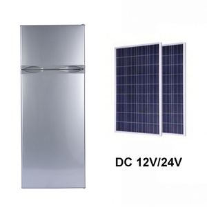 Réfrigérateur portatif économiseur d'énergie d'énergie de réfrigérateur d'énergie <span class=keywords><strong>solaire</strong></span> de contrôle mécanique de fabricant professionnel 218L avec le <span class=keywords><strong>panneau</strong></span> <span class=keywords><strong>solaire</strong></span> - Product Image 1