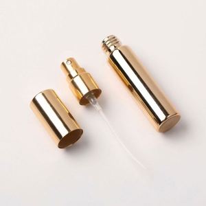 Flacon de parfum en verre transparent de haute qualité 2ml/5ml/10ml, flacon échantillon vide avec pulvérisateur, rechargeable, estampage à chaud, 100 pièces - Product Image 4