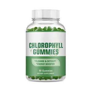 Gummies de Chlorophylle Bio Véganes à Marque Blanche OEM/ODM pour la Détox, la <span class=keywords><strong>Diarrhée</strong></span> et la Promotion de la Digestion - Product Image 1