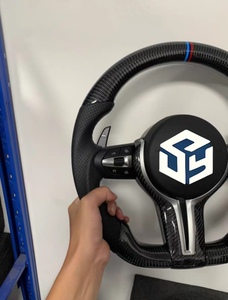 Volant en cuir pour Série 4 M4 F82 M4CS F32 F33 F36 avec fibre de carbone et design sportif de luxe pour A3 Camry - Product Image 2