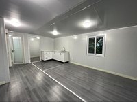 Petite maison 1 chambre préfabriquée dans les villages de vacances Mini maison moderne de luxe en conteneur avec salle de bain et cuisine