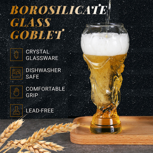 Tazas de cerveza de cristal de estilo americano transparente clásico soplado a mano <span class=keywords><strong>personalizado</strong></span> <span class=keywords><strong>vaso</strong></span> de <span class=keywords><strong>chupito</strong></span> transparente para beber cerveza vino y agua - Product Image 3