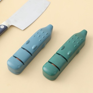 Aiguiseur de couteaux multifonctionnel en acier inoxydable pour la maison, type crocodile, aiguisage rapide - Product Image 2