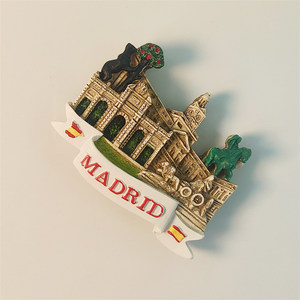Imán Creativo para Refrigerador con Diseño del Puente Alcal Gate de <span class=keywords><strong>Madrid</strong></span>, Recuerdo Turístico de España, Fabricación China de Alta Calidad - Product Image 3