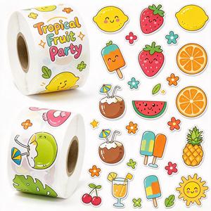 Individuelle Gestanzte Vinyl-Aufkleber im Niedlichen Zeichnungsstil Wasserfeste Aufkleber für Kinder Mädchen Jungen Teenager Dekorative Geschenke - Product Image 1