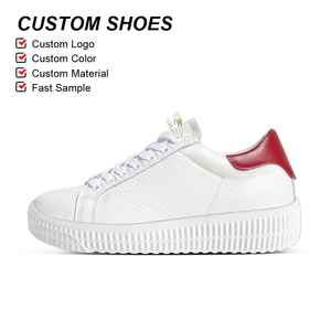 Olicom Factory OEM zapatos blancos básicos de moda mujer primavera otoño nuevos zapatos de tablero de fondo grueso transpirable mujeres estudiantes zapatillas - Product Image 3