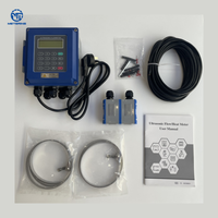TUF-2000B-OSM Digital Wall-Mounted Ultrasonic Flow Meter for Liquid Water Oil Flow Measurement OEM Customizable High Cost
