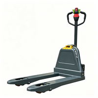 Mini transpalette électrique complet 1500 kg avec batterie au lithium, petit transpalette électrique pour le déplacement de marchandises en entrepôt de petite taille