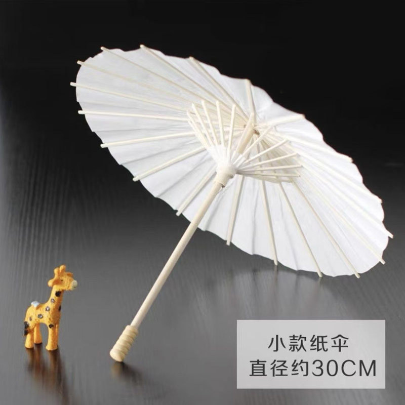 Parapluie en papier vierge diamètre 30cm