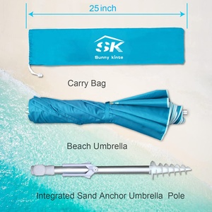 Sport Beach <b>Umbrella</b> Outdoor UPF 50+ Manual Party Use 1.8M Diameter <b>Windproof</b> Shelter for Beach Chair - Product Image 5
