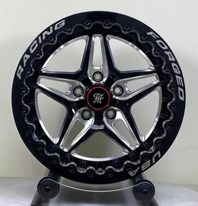 Ruedas forjadas Beadlock de 16-20 pulgadas 5X112 5x120,65 5X114.3 5X120 ruedas de carreras de arrastre de <span class=keywords><strong>2</strong></span> piezas para coches de carreras Corvette Challenger - Product Image 5