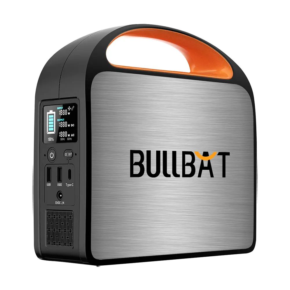 BullBat 110v 220v 350W energy storage system Solar digital portable power station
