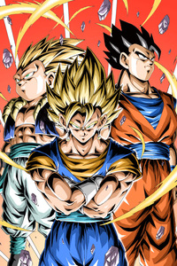 30*45CM Cool Anime Tapisseries Mur Image Oeuvre Mignon Dragon Ball Toile Affiche - Product Image 4