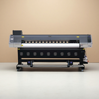 Impresora de Inyección de Tinta Eco Solvente Digital Pequeña para Impresión de Vinilo y Adhesivos de Gran Formato Rollo a Rollo Yinstar Factory Xp600 I3200