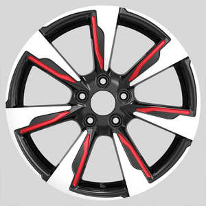 Jantes forgées sur mesure 5x120 5x112 5x114.3 pour voitures particulières, concaves, rouges, pour BMW, Benz, <span class=keywords><strong>Skoda</strong></span> - Product Image 3