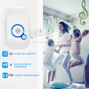 Timbre Inalámbrico Inteligente <span class=keywords><strong>para</strong></span> el Hogar, Seguridad <span class=keywords><strong>para</strong></span> el Hogar, Timbre Inteligente de Bienvenida, Alarma con Luz LED, 32 Melodías - Product Image 4