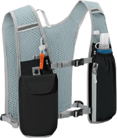 Gilet d'hydratation de course respirant, multi-poches, avec support téléphone et bande réfléchissante pour la course nocturne, pour femmes et hommes, directement de l'usine