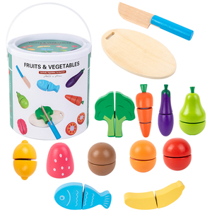 Hot New Arrivals Best-Selling Fruit and Vegetable Chopping Manufacturer Direct Sale Educational Wooden Toys For Boys Girls - Product Image 1