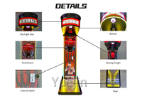Machine de jeu de boxe pour sports d'intérieur Arcade à pièces Redemption Street Boxing Metal Construction