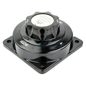 Interruptor de batería negro de 4 posiciones, selector de batería dual de 12-36V para uso en barcos, camiones, automóviles y marinos - Product Image 1